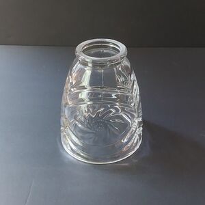 Vintage Embossed Stardust Glass Lamp Cover